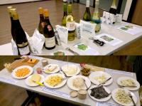 A wide variety of wine and cheese were served during the Wine and Cheese Tasting Workshop on 19 March 2019.